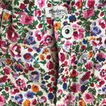 Madewell  Floral Raw Hem Denim Shorts Photo 4