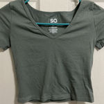 SO Green Crop Top Photo 0