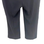 Amanda Uprichard ‎ Trouser Dress Pants Cropped Capri Classic Black Size Large Photo 6