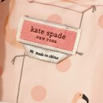 Kate Spade  Size Medium Satin Pink Flamingo Print Shorts Top Pajama Set Photo 2