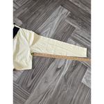 Alphalete  Women’s Performance Outlined LS Crop - Sea Salt , Size XS Photo 6