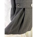 Miss Sixty Wool Blend Military Coat Gray XL Funnel Neck Bell Sleeves Mod Photo 15