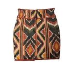 Urban Outfitters  Aztec Mini Skirt 0 Boho Tribal Print Festival Style Photo 1