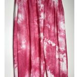 Zaful  Pants Size Medium Women's Pink & White Tie Dye Pants Lounge Wear Comfort Photo 2