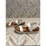 Dream Paris Dream Pairs White Espadrille Platform Sandals Women's 8.5 Elastic Straps Shoes Photo 5