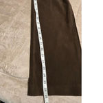 Harold's Brown Pants Women's Size 10 Faux Suede Fall Chocolate Office Work Photo 3