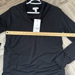 Ingrid & Isabel Pullover Maternity Sweatshirt Black Small Pre Photo 4