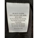 Kachel x Anthropologie Blouse Size 4 Silk Blend Paisley Gold Tinsel Bessie Sheer Photo 3