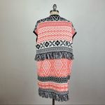 Lucky Brand Aztec Fringe Cape Cardigan Photo 5