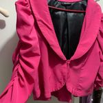 beautiful fuchsia jacket very versatile for different outfits formal and casual Size XXL Photo 8