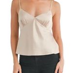 All in Favor Elegant Cream Camisole Top Photo 0