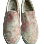 No Boundaries  Pink and White Slip-On Tie Dye Shoes Photo 1