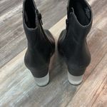 Enzo Angiolini  Hadie Leather Block Heel Booties 7.5 Photo 5