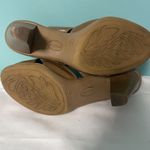 Attention Womens Shoes SIZE 9 Brown Open-Toe Slip-Ons 1.5" High Heel S-367 Photo 5