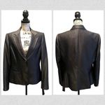 Anne Klein Ann Klein Suit Jacket Blazer Charcoal Gray Size 14 Sheen NWT Executive Office Photo 10