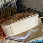 Tory Burch Authentic Handwoven napa and Leather top zip crossbody Photo 10