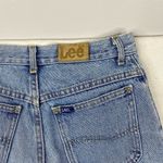 Lee Vintage Highrise Tapered Leg Relaxed Fit Light Wash Blue Jean Size 9M Photo 2