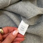 J.Crew  Sweater Jacket Gray Blazer Knit Career Workwear 100% Cotton Pockets XS Photo 9