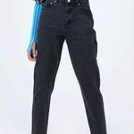 Princess Polly PP-DNM Zaiden Straight Leg Denim Jeans | Faded Black | US 4 Photo 0