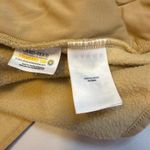 Lands' End  Women's 2X Pullover Fleece Hoodie Button Mock‎ Neck Cream & Beige # Photo 7