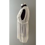 Melissa Odabash Cover Up Small White Cream Beach Dress Sheer Embroidered * Photo 4