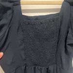 Campus Sutra   Women's Navy Blue Solid Dress Small Photo 4