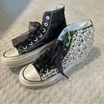 Free People  NEW Nan Ku pearl crush hi top sneakers black Photo 4