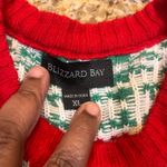 CRAZY FUN LLAMA CHRISTMAS SWEATER Women XL Bells Winter‎ Scarf Hat Ugly Sweater Green Photo 4