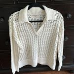 Loft Collared Mesh Sweater, NWT Photo 0