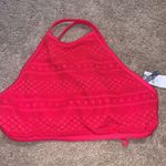 Aerie NWT bikini top S halter  red Photo 0