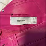 Bershka  Hot Pink Leather Pants Photo 3