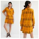 Pilcro  Anthropologie Women's Tangier Mini Shirtdress Plaid Check‎ Size XS Photo 1