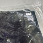 ZARA NWT Trafaluc Mini Skirt Faux Leather Women M Black Shine Back Zipper Photo 8