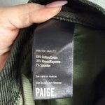 Paige Anthropologie Sutton Ultra High-Rise Corduroy Pants Olive Green Size 31 Photo 7