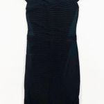 Parker Women's Delilah Mixed Knit Stitch Bodycon Mini Sweater Dress Solid Black Photo 0