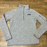 Patagonia Better Sweater Fleece 1/4 Zip Pullover Women's Small Gray Photo 0
