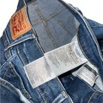 Levi's Blue Cropped Distressed Jeans Photo 4