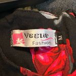 Vogue Fashion Rose Print Dress SZ Medium may have been altered to a small Photo 11
