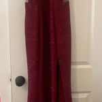 XScape  Red Glitter Formal Dress Photo 0