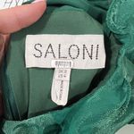 SALONI Green Rina Dress Size 4 US $595 Photo 5