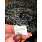 Muk Luks Women Black/Gray Marled Slouchy Tall knit Sweater Boots Button Size 7 Black Photo 2