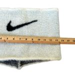 Nike  Unisex Plush Knit Infinity Scarf White Swoosh Sporty Winter Athleisure‎ Photo 2
