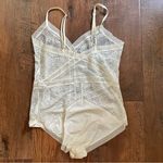 Calvin Klein sleepwear écru lace bodysuit, size L, NWOT Photo 6