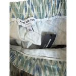 Marc New York  Blue Green Ikat High Waist Belt Shorts Size Large NEW NWT Photo 1