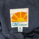 C&C California  Blue Suede Leather Moto
Jacket Size M Photo 5