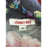 Johnny Was Floral Multicolor Patterned Long Sleeve Hooded Cardigan Sweater M Photo 2