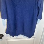 89th and Madison  Blue Knit Scoop Neck 3/4 Sleeve Sweater Top 1X Photo 4