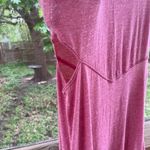 Free People Beach Pink Side Cutout Maxi Dress Sleeveless Size S Photo 3