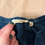 Soft Surroundings Denim Julieta Chambray Mini Dress Photo 2