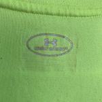 Under Armour  Neon Yellow V-Neck Short Sleeve Shirt Photo 3